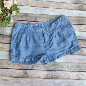 Madewell Blue Chambray Shorts